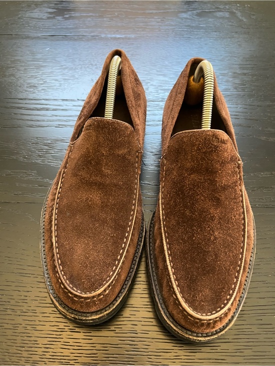 Other - EUC Bally Switzerland Men’s Suede Loafers - Brown - Size 9